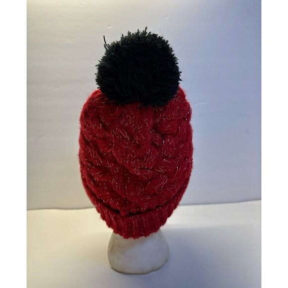 Calgary Flames (47) Winter Beanie with‎ Pom Pom (tuke) - Picture 6 of 8